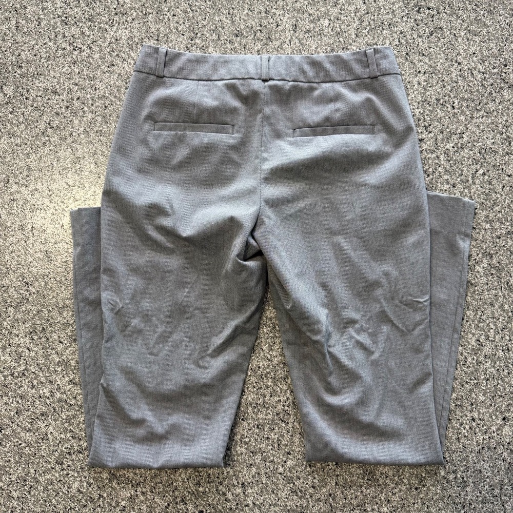 Banana Republic Pants Womens 00 Petite Ryan Low Rise Slim Fit Ankle Wool Grey - Picture 3 of 5